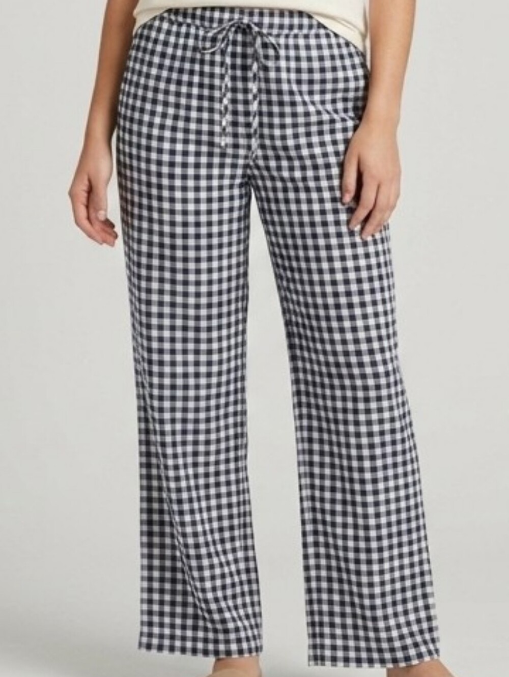 GAP Blue & White Gingham Lounge Pajama Pants